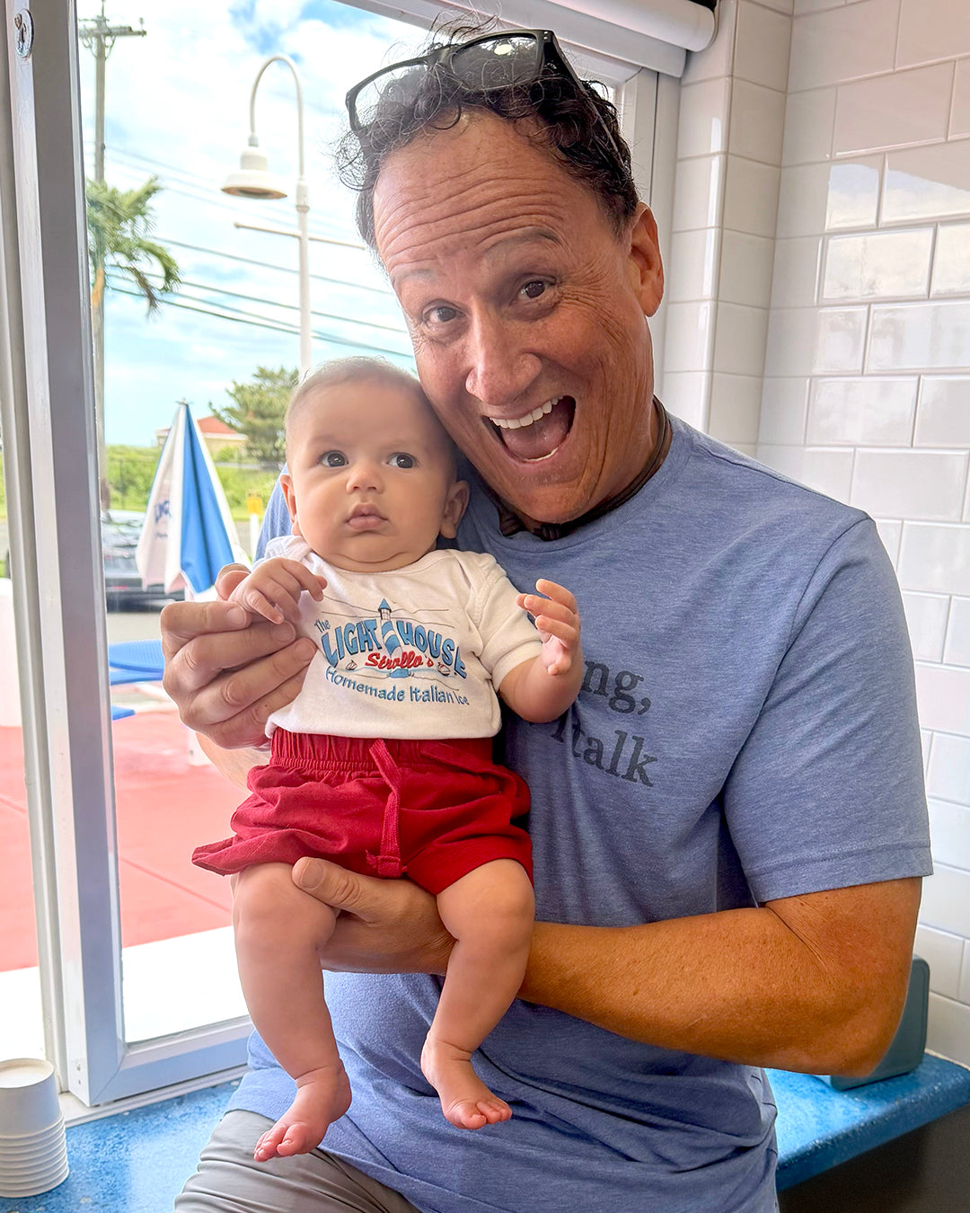Strollo's Lighthouse Baby Onesie