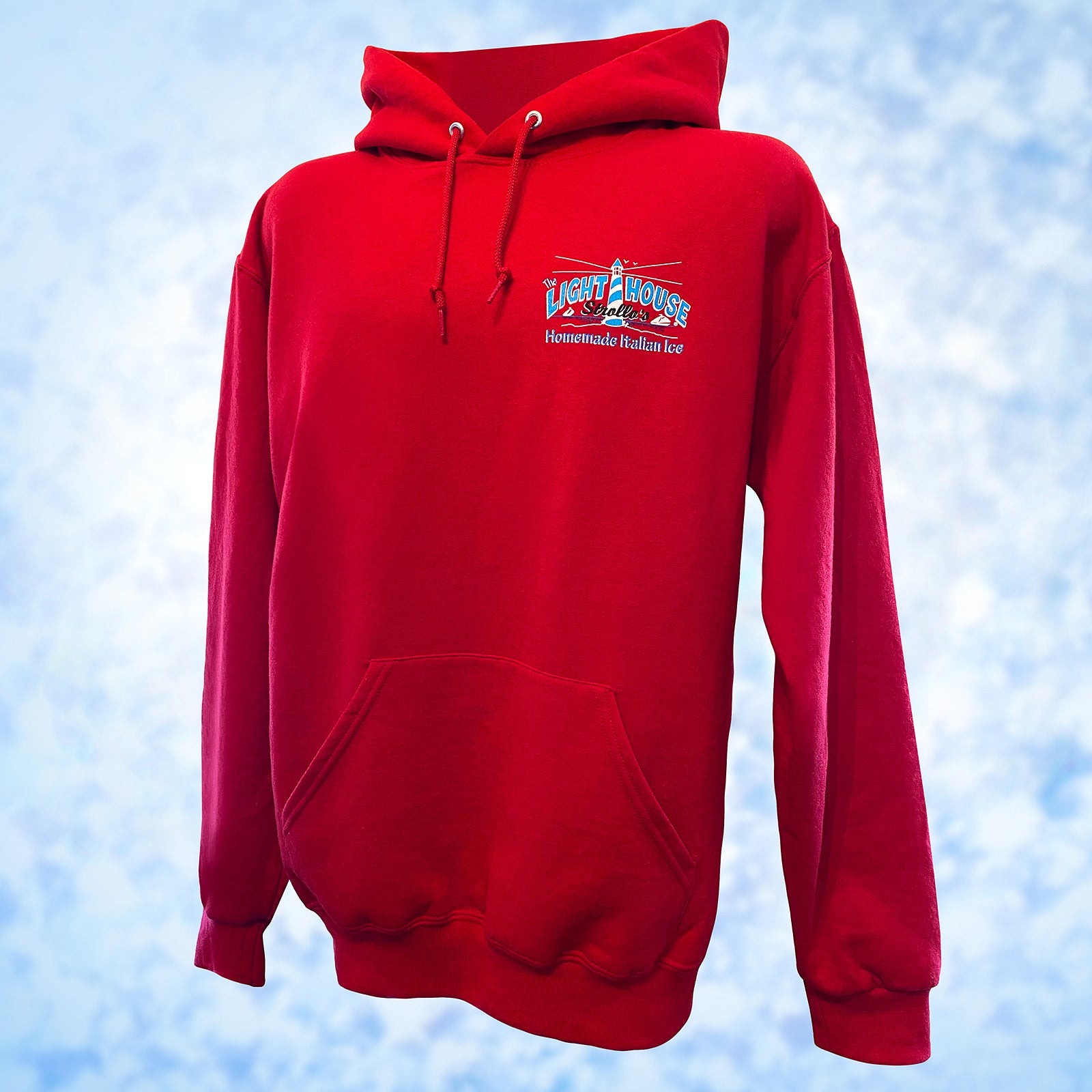 Strollo's Lighthouse Red Hoodie